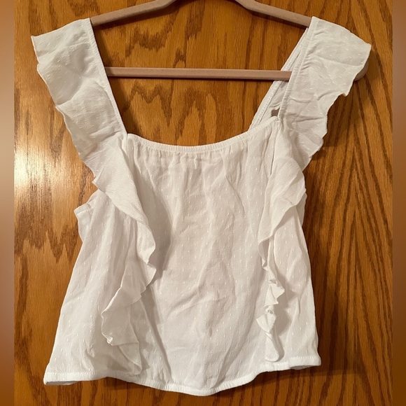 Hippie Rose Junior’s Ruffle Crop Tank - NWT - Size M - Picture 1 of 11